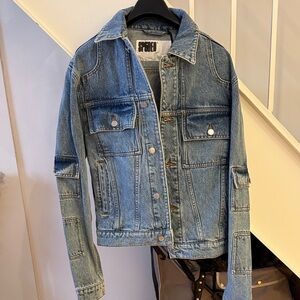 Sp5der unisex Blue Jean Jacket XS